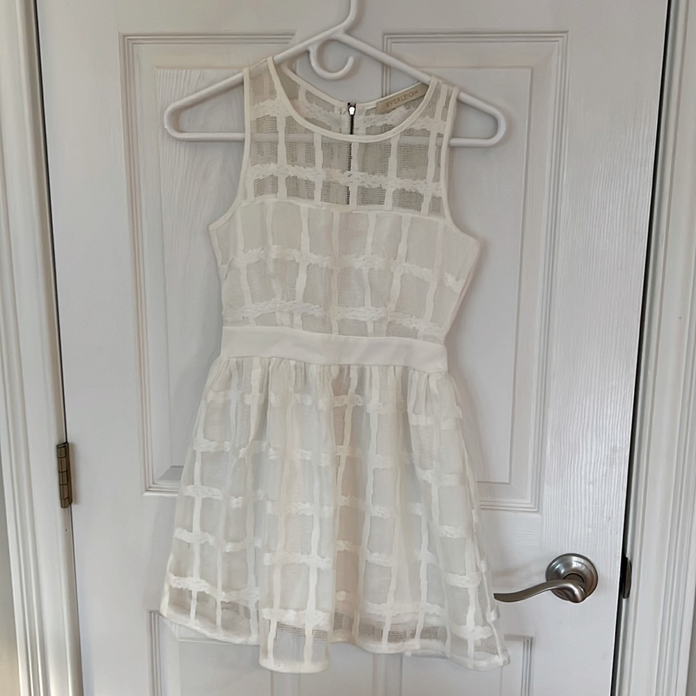 Beautiful fully lined white dress